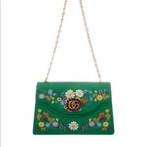 🆕‼️Gucci large lines ricami floral shoulder bag